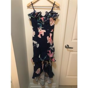 High Low floral dress